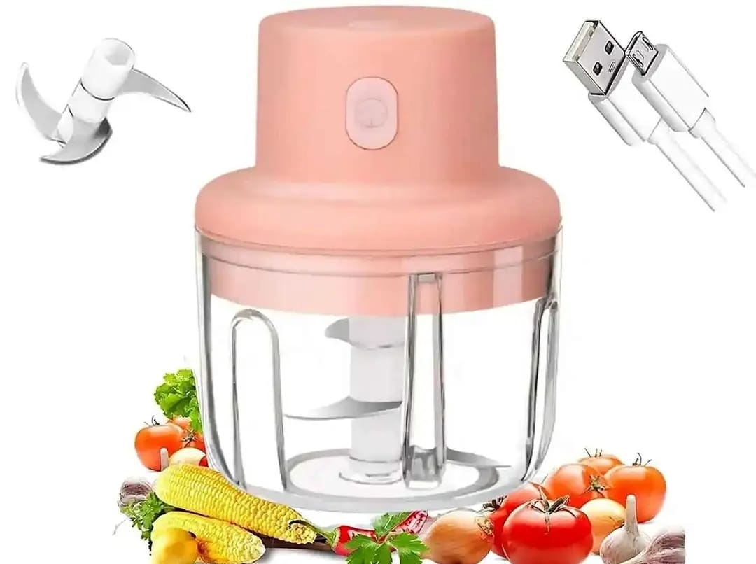 ইলেক্ট্রিক গারলিক মেশিন (Rechargeable Mini Chopper)